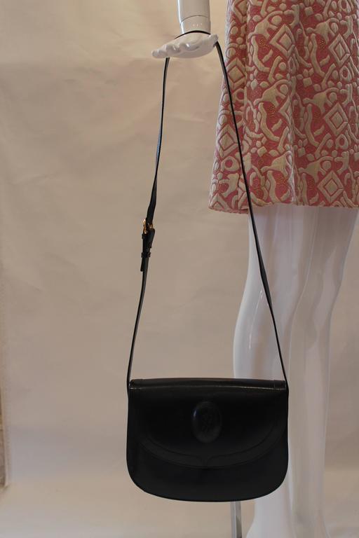 Navy YSL Saddle Bag at 1stDibs