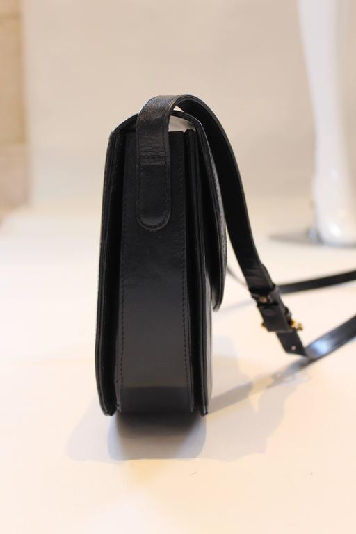 Navy YSL Saddle Bag at 1stDibs