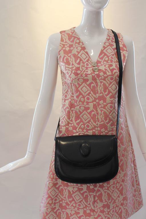 Navy YSL Saddle Bag at 1stDibs