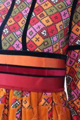 1960s Geoffrey Beene Gown with Quilted Skirt