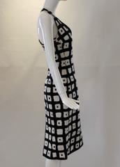 Gianfranco Ferre Braided Back Halter Dress, 1980s