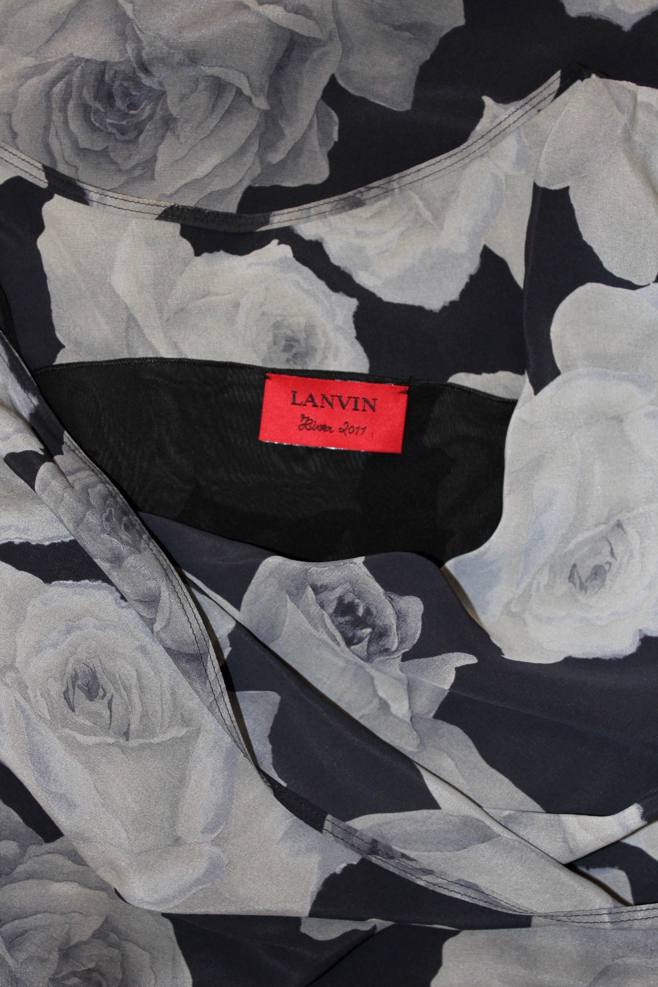 Lanvin Floral Sheath Dress  For Sale 2