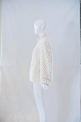 1970s Crocheted Rabbit Fur Jacket