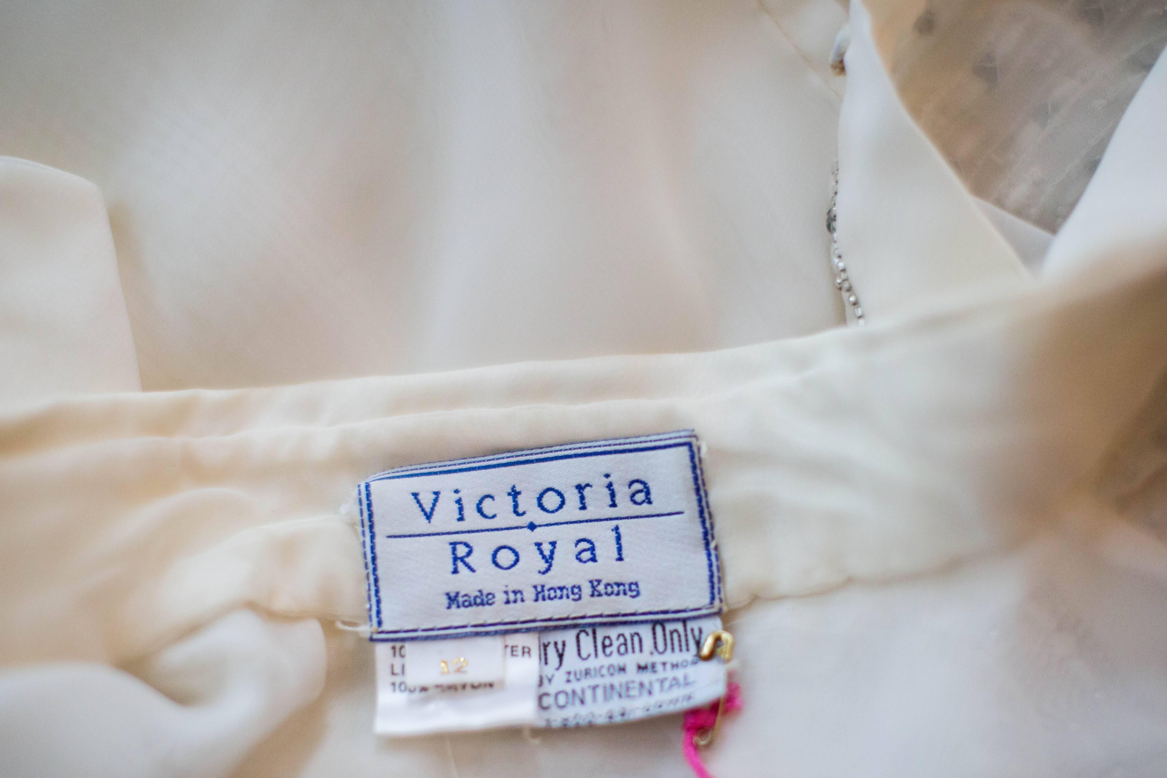 Victoria Royal Ltd. Beaded Crop Top, 1960s  For Sale 5