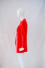 1990s Escada by Margaretha Ley Pure Wool Red Jacket