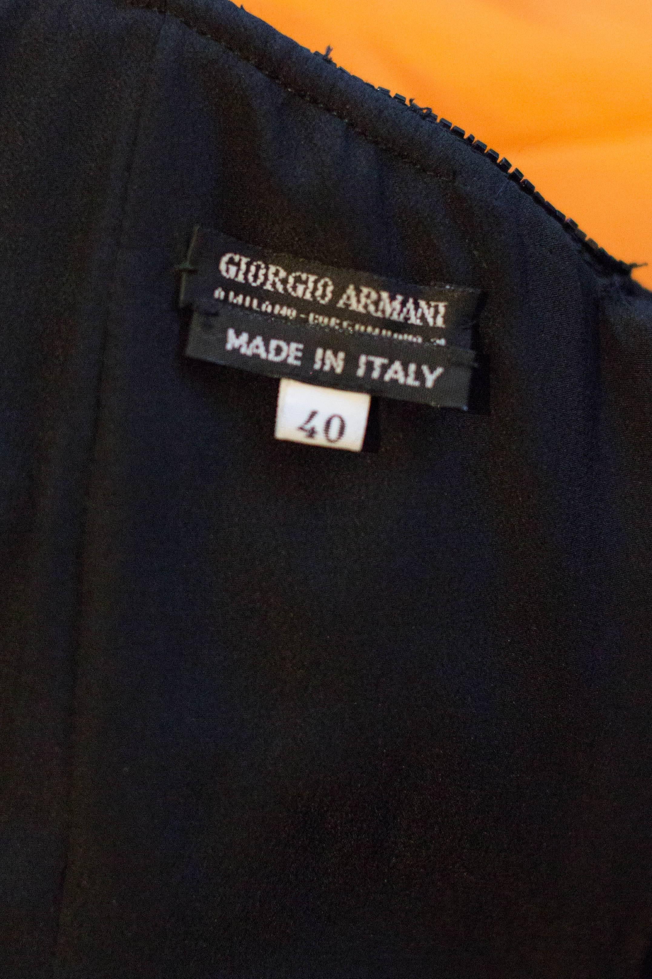 1990s Giorgio Armani Beaded Bustier Top  1