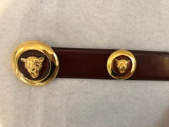 Vintage Escada Tiger Head Belt