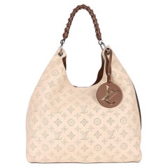LOUIS VUITTON Carmel Mahina Leather Creme