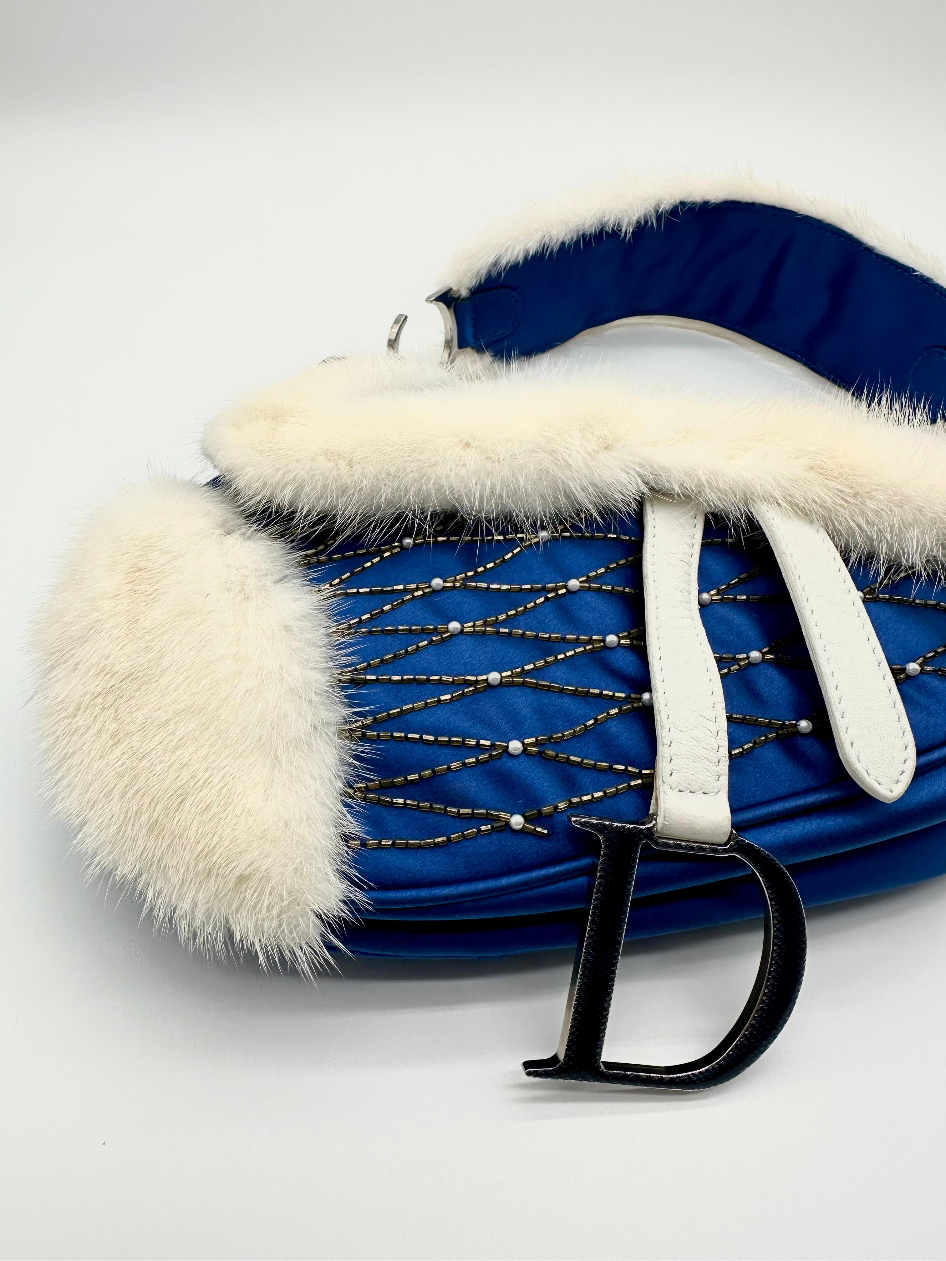Gris Christian Dior Limited edition Anniversary Saddle by John Galliano en vente