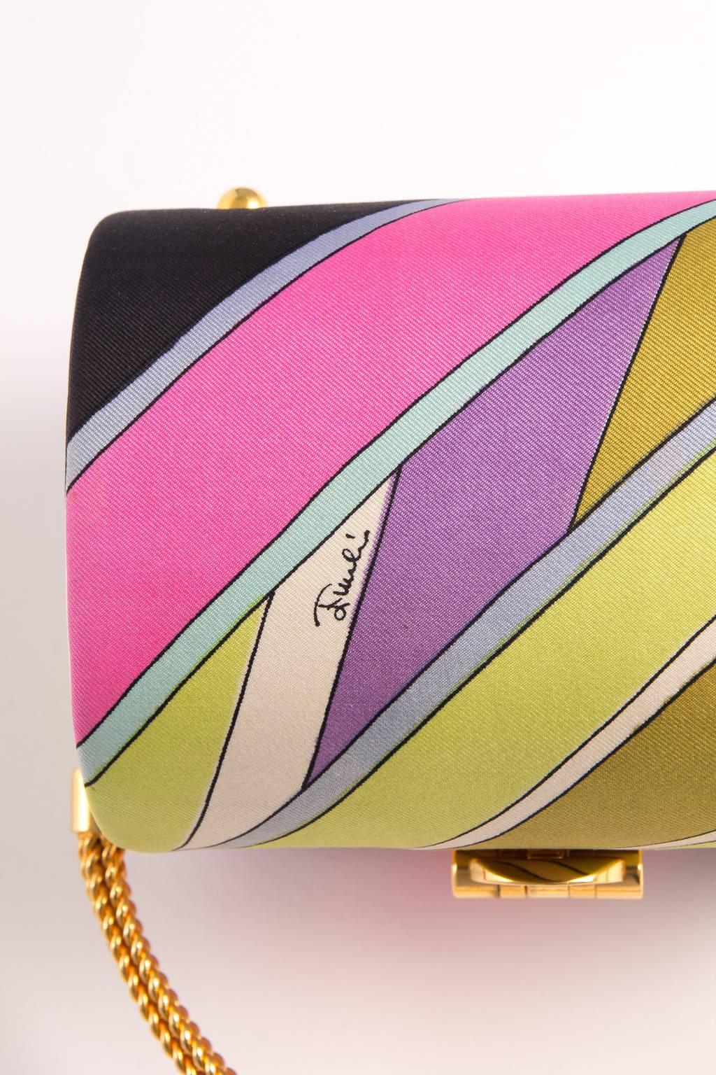 vintage emilio pucci hard case 'box' purse by funky finders 4