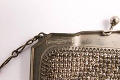 1930's Art Deco purse in black and yellow