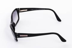 Contemporary black Bulgari sunglasses