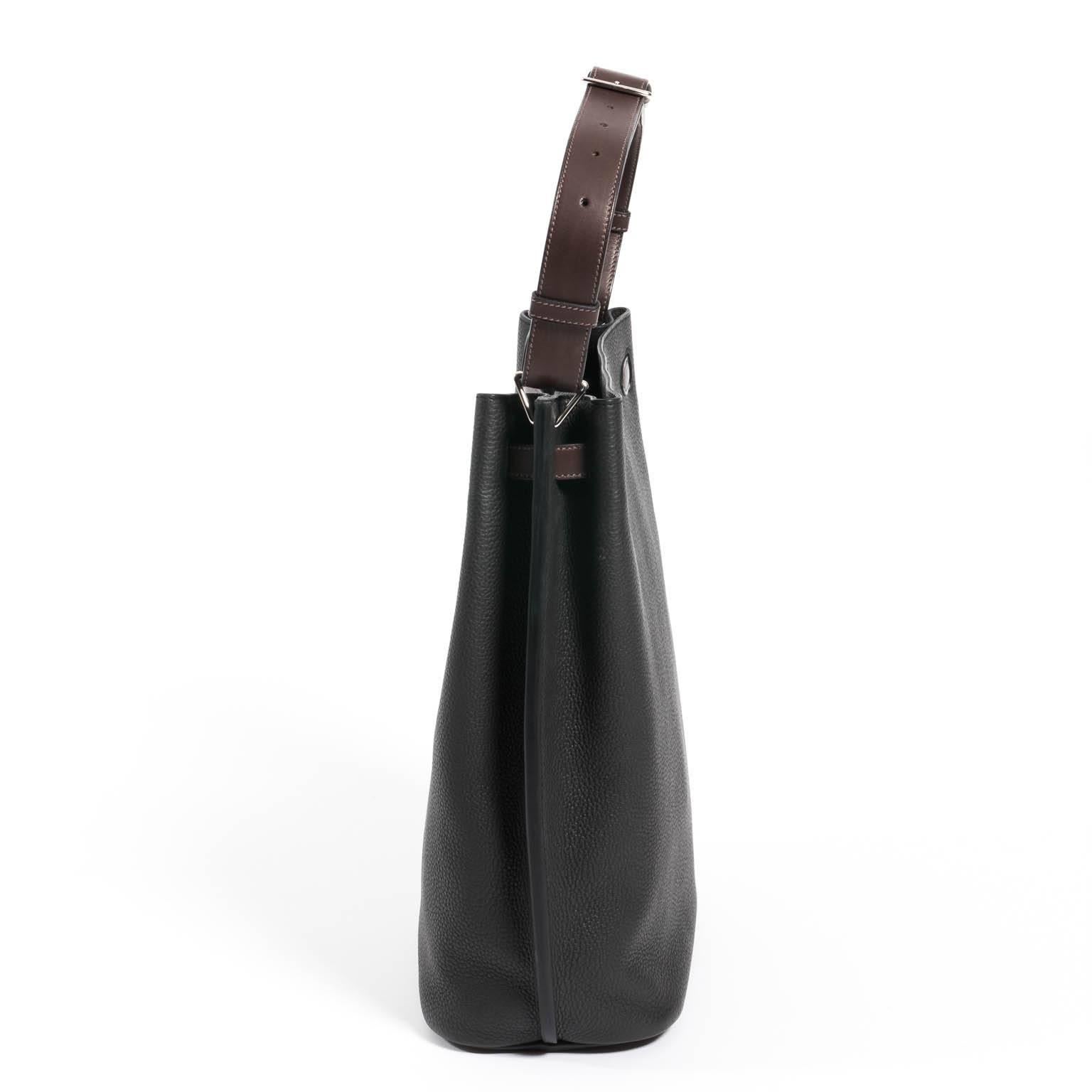 Hermes So Kelly Black Hand Bag For Sale 5