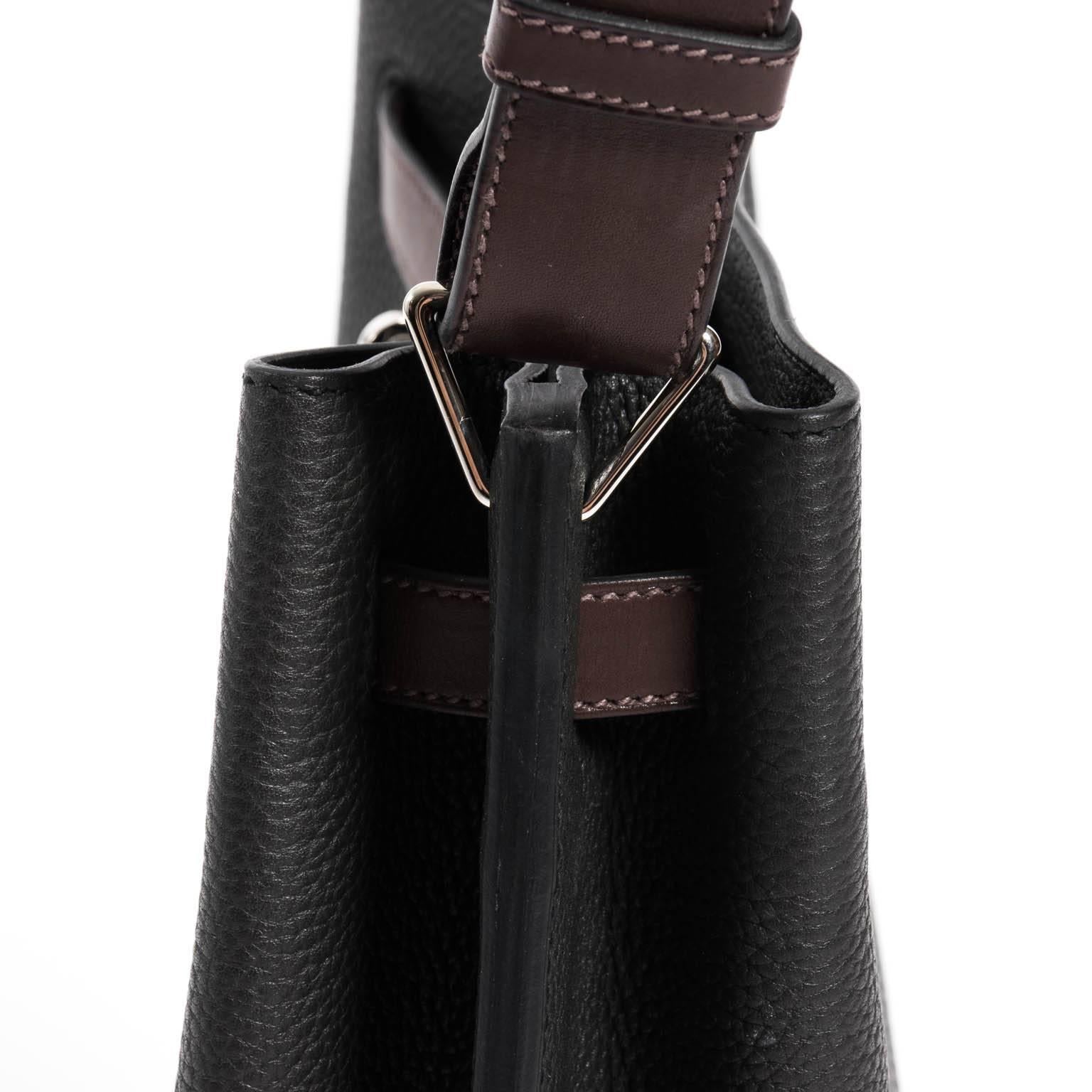Hermes So Kelly Black Hand Bag For Sale 6