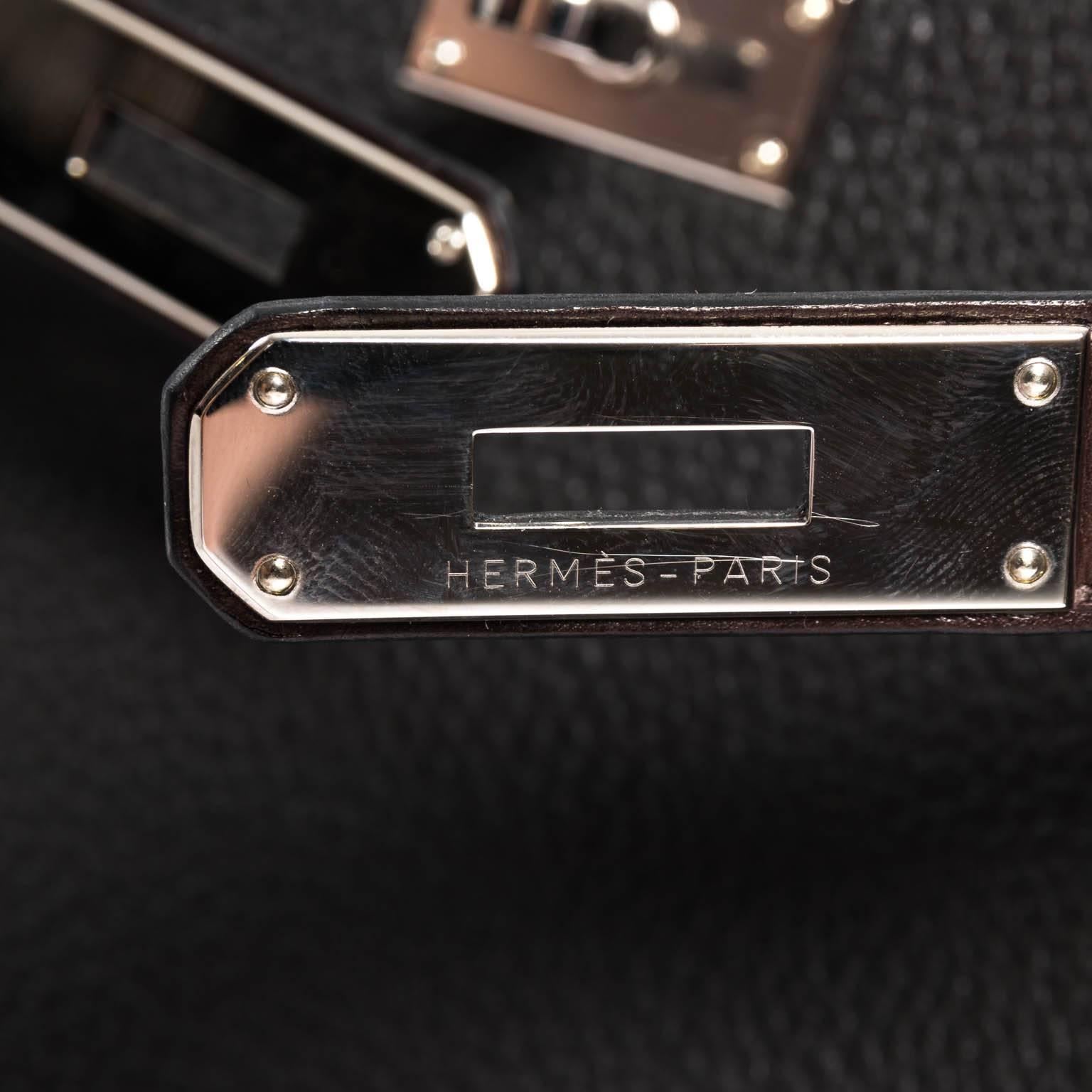 Hermes So Kelly Black Hand Bag For Sale 9