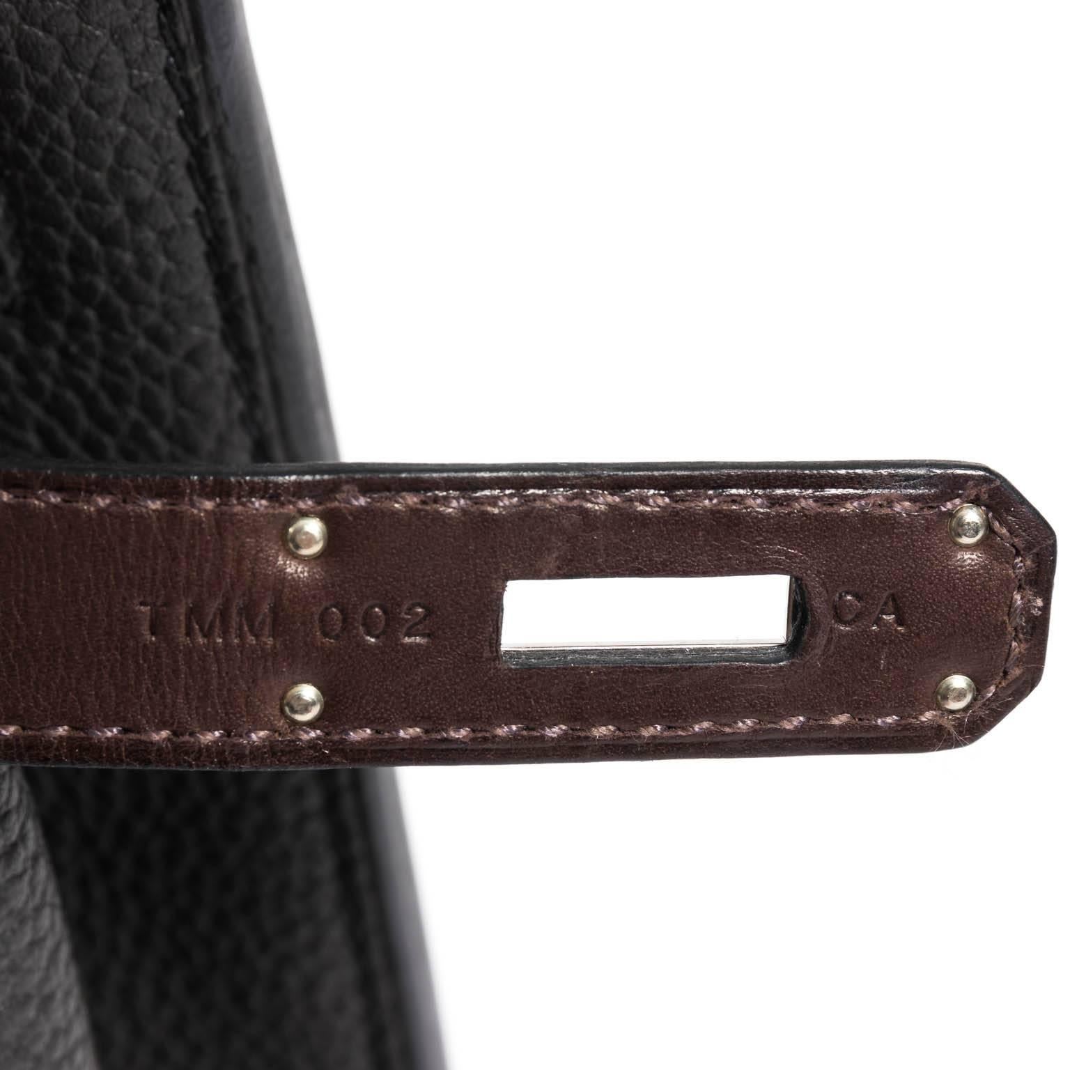 Hermes So Kelly Black Hand Bag For Sale 10