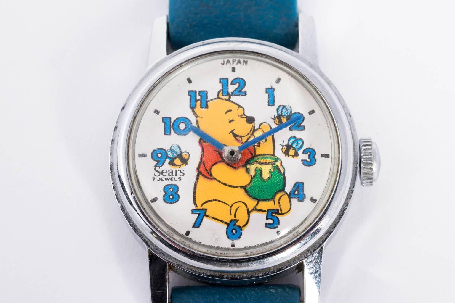 Pair Of Vintage Winnie the Pooh Watches by Sears  For Sale 4