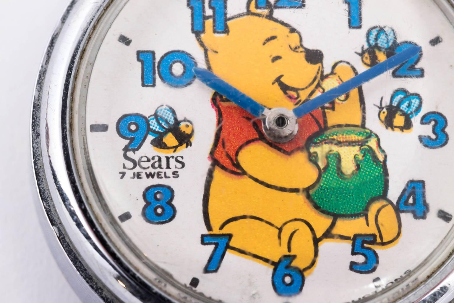 Pair Of Vintage Winnie the Pooh Watches by Sears  For Sale 5