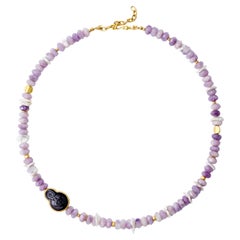 Collier de perles de kunzite - par Bombyx House