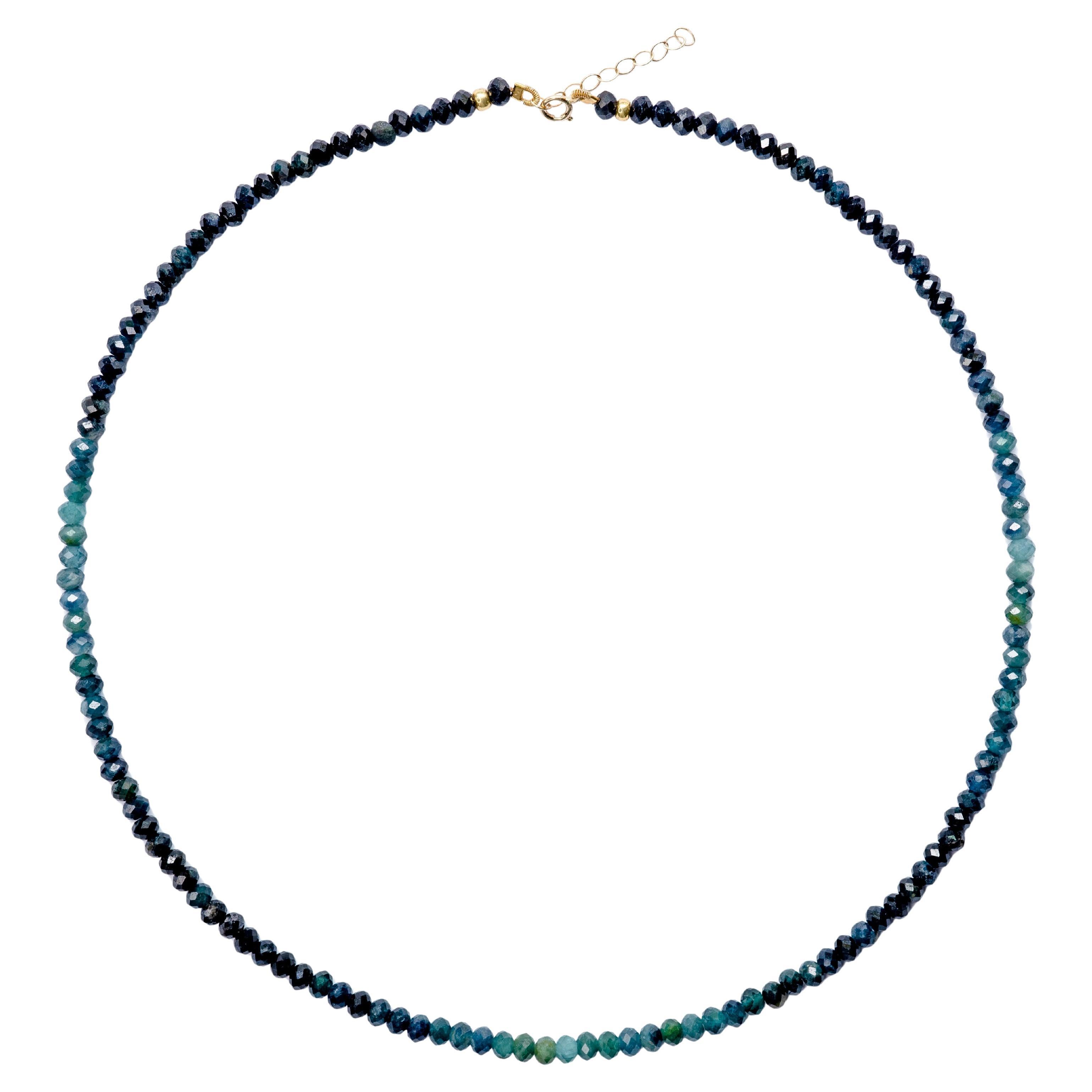 Collana Ombre Indicolite Tourmaline in oro 14K - by Bombyx House in vendita