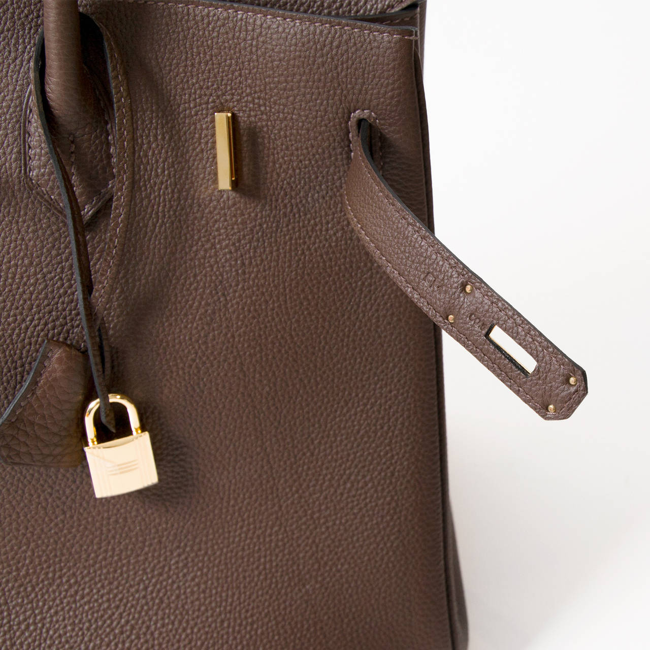 Hermès Birkin Togo Cacao GHW 35 In Excellent Condition In Antwerp, BE