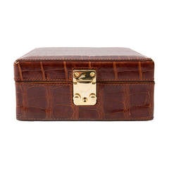 Loewe Croco Leather Watch Box