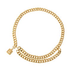 Chanel Gold Parfum Chain Belt