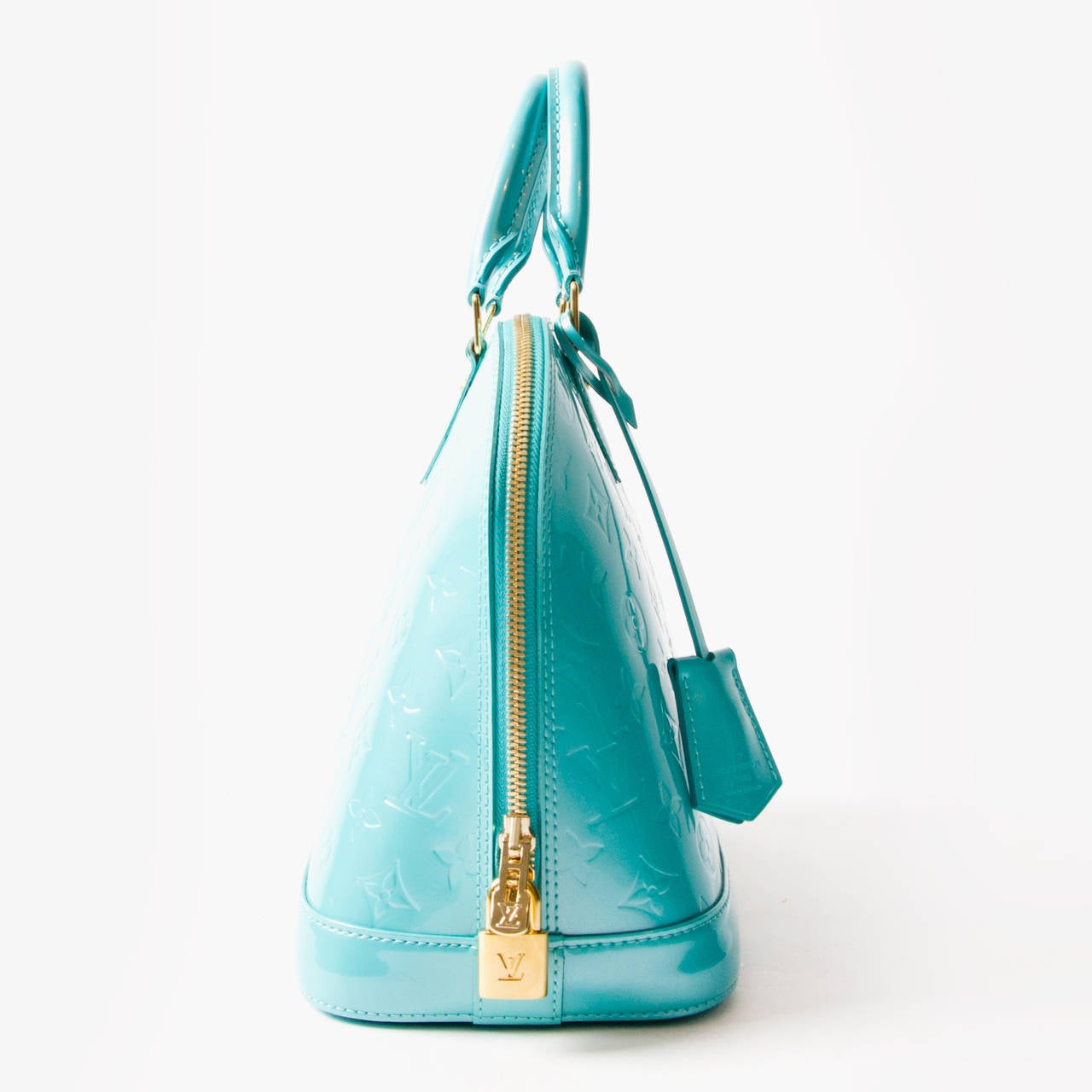 Louis Vuitton Vernis Alma BB Blue Lagoon – STYLISHTOP