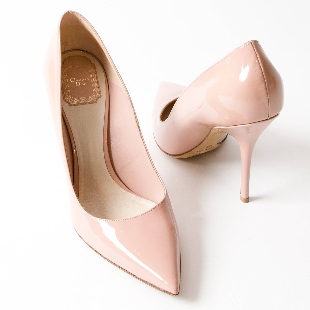 Dior Nude Pink Pumps In Excellent Condition In Antwerp, BE