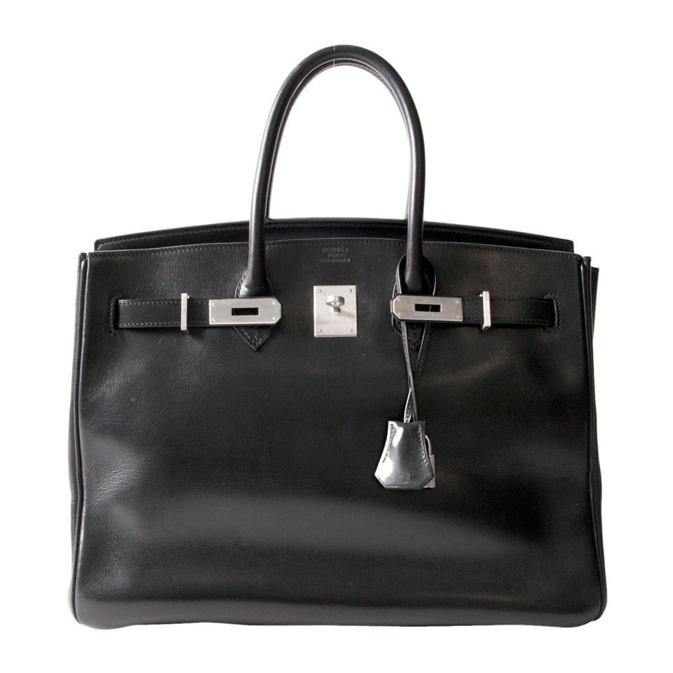 Hermes Birkin Bag 35cm Black PHW