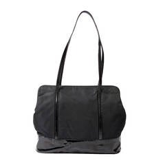 Prada Nylon Patent Leather Bag