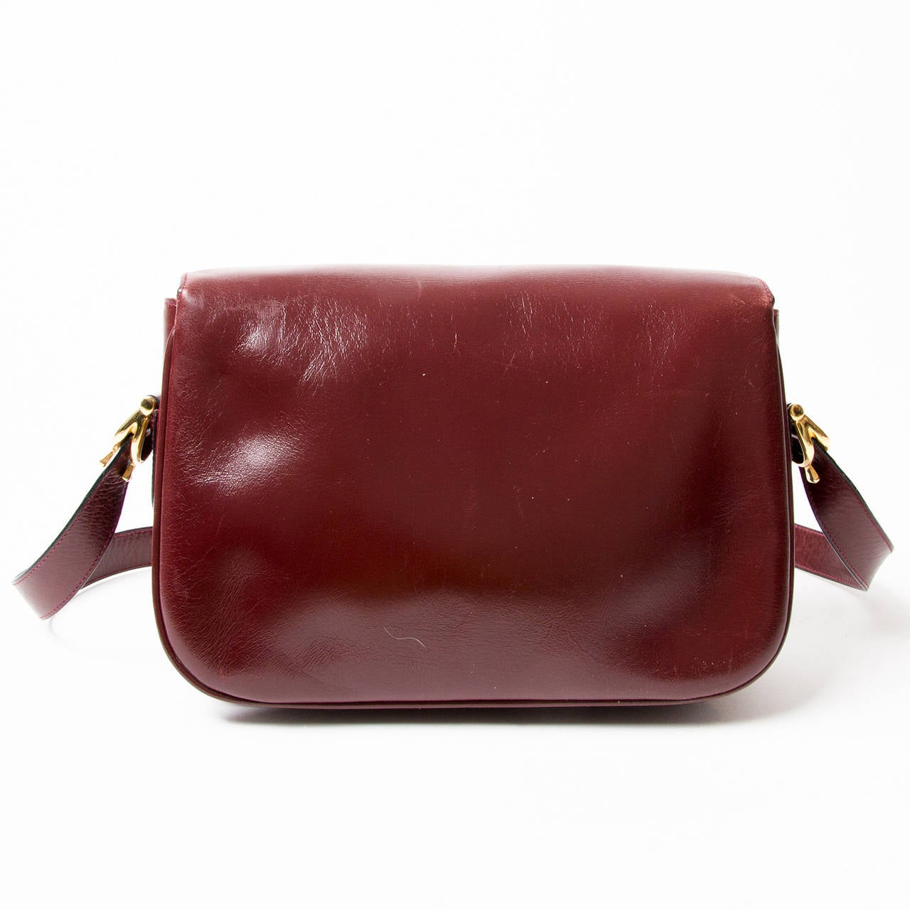 vintage burgundy bag