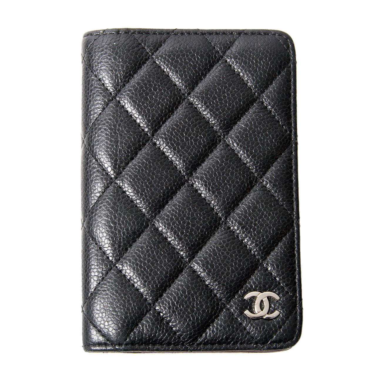 Chanel Quilted Caviar Small Agenda at 1stDibs