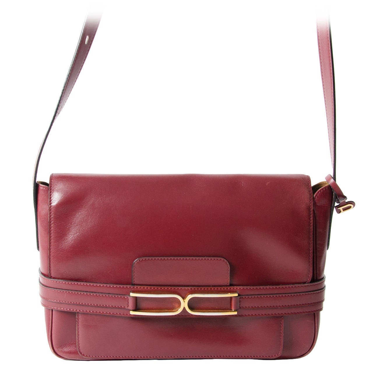 Delvaux Bordeaux Shoulder Bag