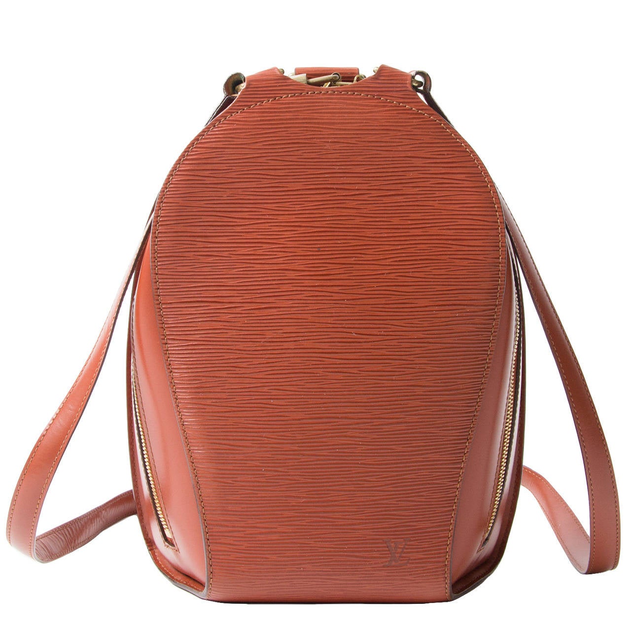 Louis Vuitton 'Epi Mabillon' Backpack in Orange