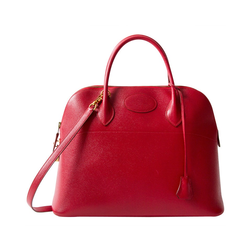 Hermes Bolide Rouge Vif GHW