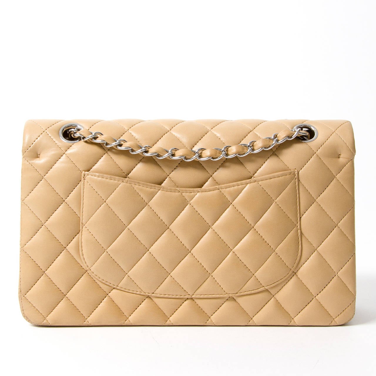 Chanel Medium Creme Double Flapbag In Good Condition In Antwerp, BE