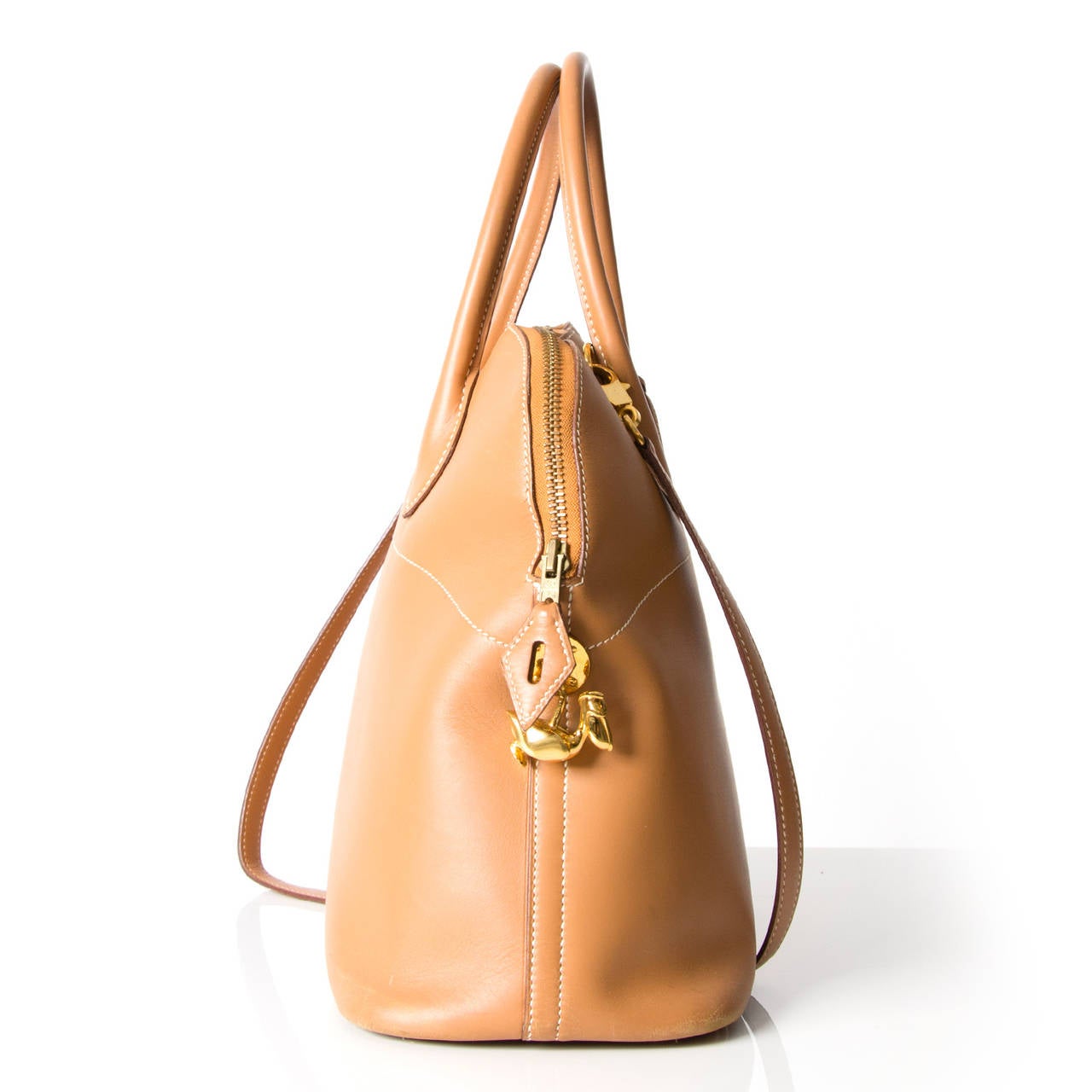 Hermès Bolide 35 Gold In Good Condition In Antwerp, BE