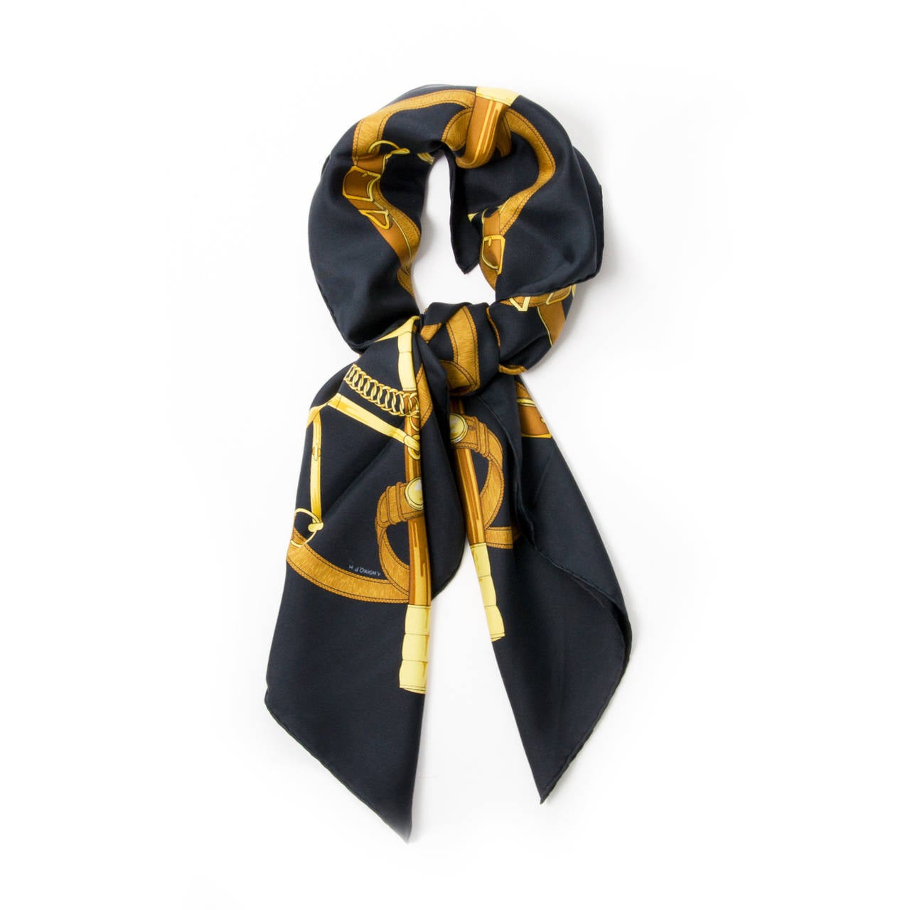 The well-known Hermès scarf or 