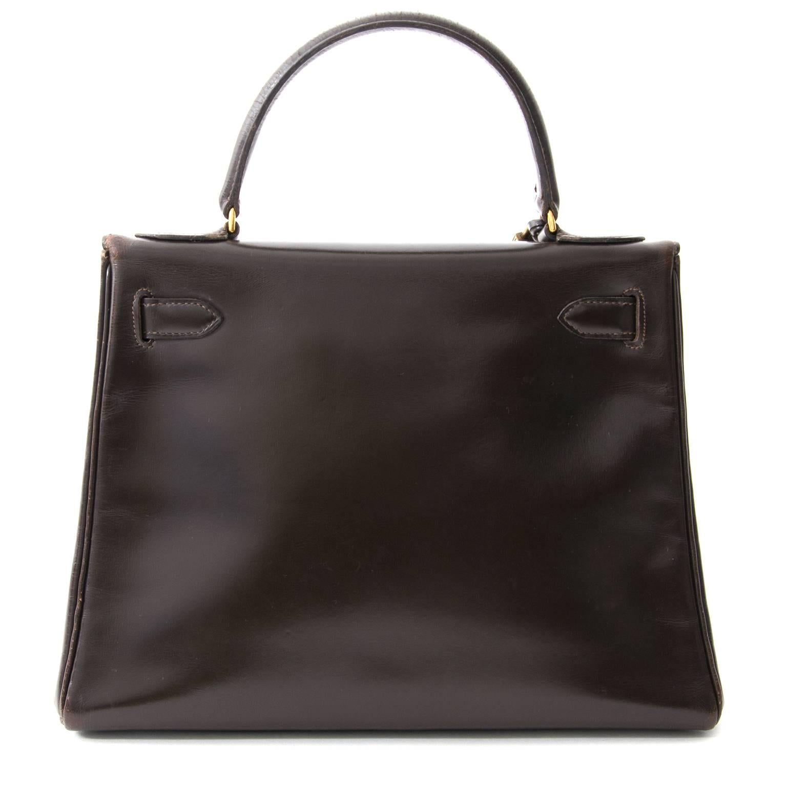 Vintage Hermès Box Calf 28 Kelly.

Hermès bags are considered the ultimate luxury item worldwide. Each piece is handcrafted with waitlists that can exceed a year or more.

The ladylike Kelly is classic and refined, especially coveted in box