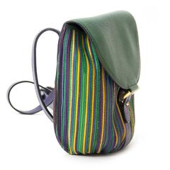 Delvaux Toile de Cuir Green Crossbody Pouch