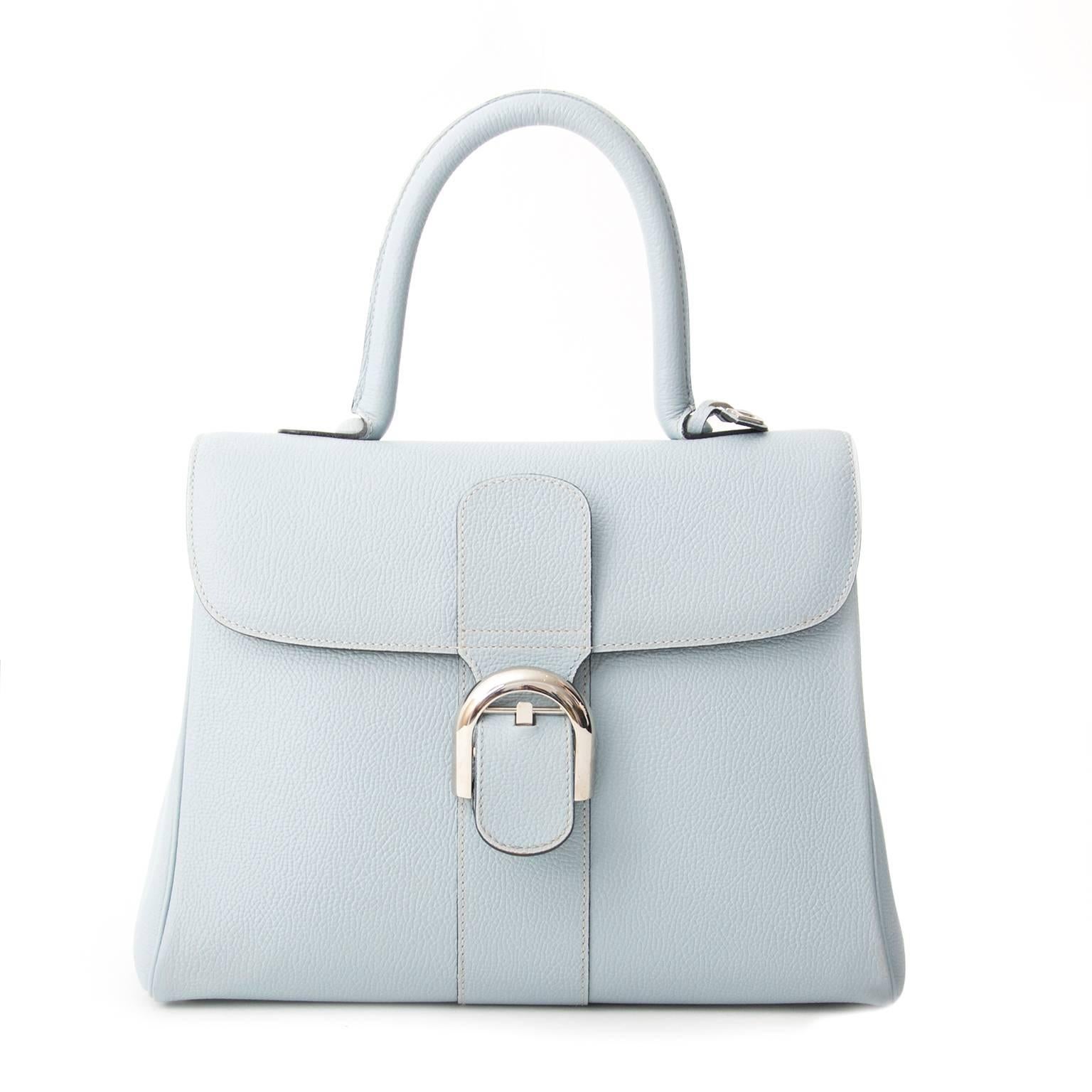 Gray Delvaux Light Blue Brillant MM