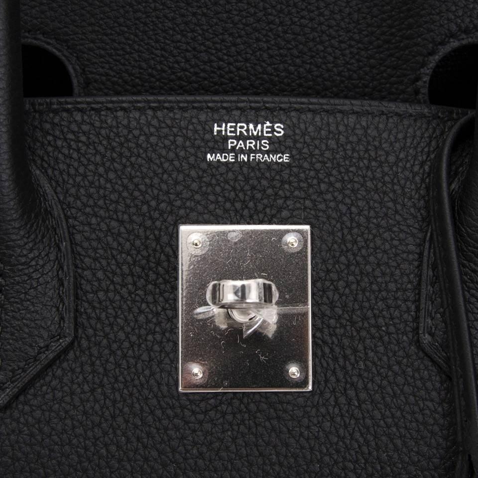 Women's Brand New Hermes Birkin 30 Black Togo PHW