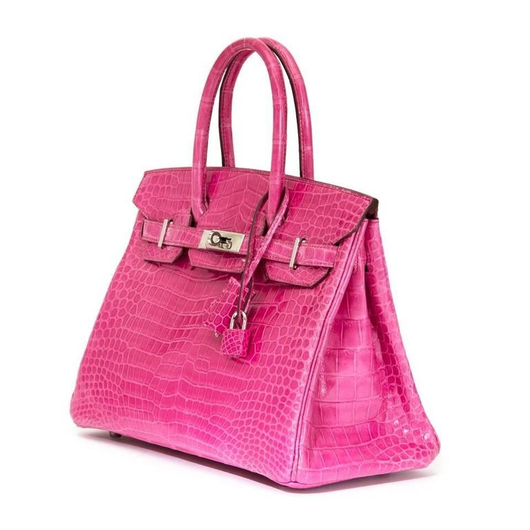 hermes birkin pink crocodile