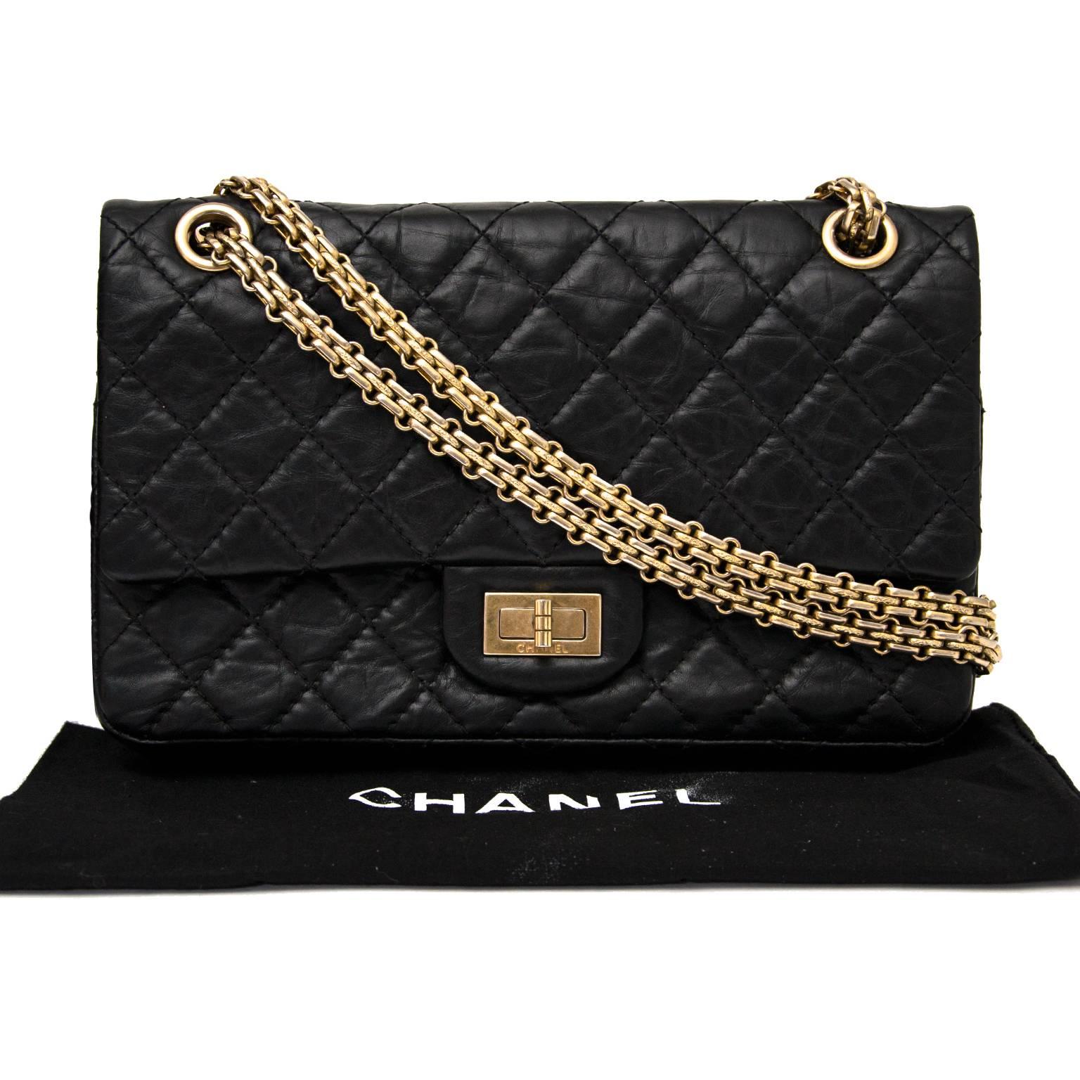 chanel reissue 225 black