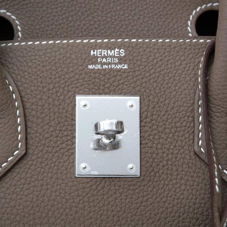 Brand New Hermès Birkin 30 Etoupe - Designer WishBags
