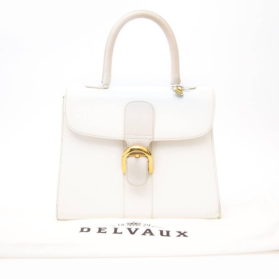 delvaux brillant mini white