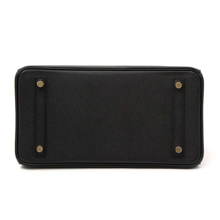 New Hermes Black Noir Epsom GHW Birkin 30 Handbag Bag Kelly Constance –  MAISON de LUXE