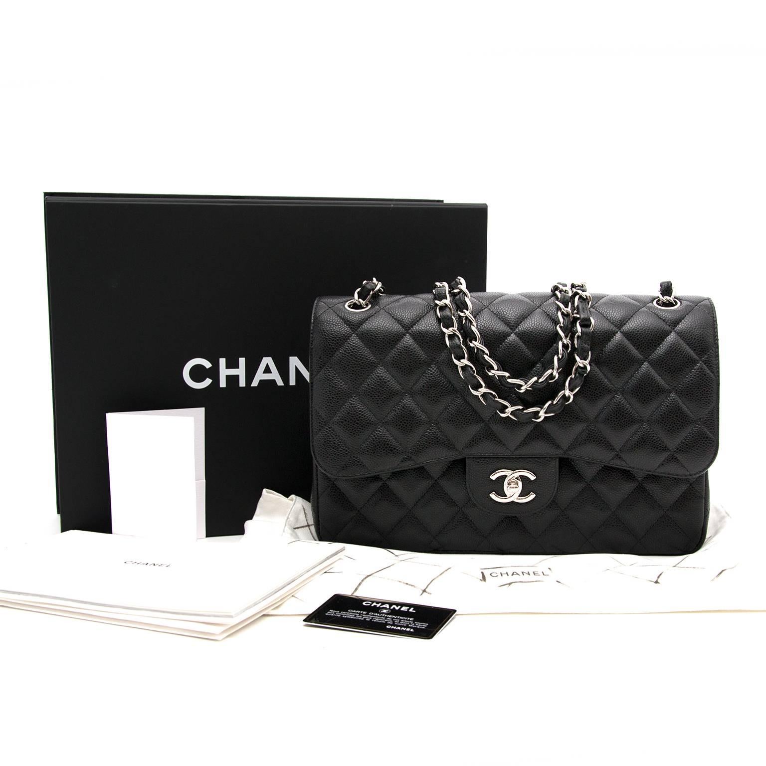 Chanel Jumbo Classic Flap Bag In New Condition In Antwerp, BE