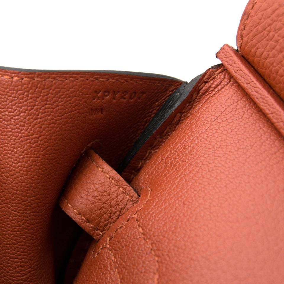Women's Brand New Hermès Birkin 35 Togo Cuivre PHW